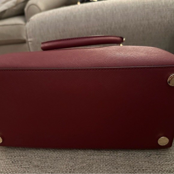 Michael Kors Rochelle Large Satchel in Brandy with Gold Hardware NEW WITH TAGS - Picture 5 of 16